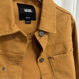 Vans Brown “Fall” Cropped Jacket W Size Small